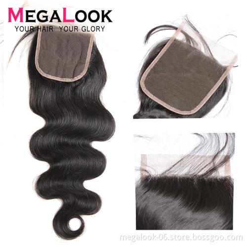 Customization 7X5 5X5 Topper 3 Part 130 Density Human Hair Weft  Top Lace Front Closure